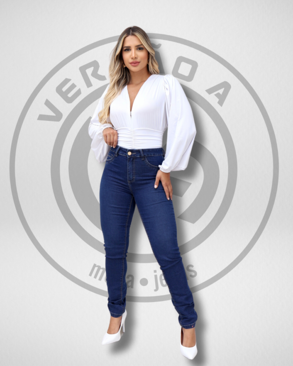 Skinny com prega na barra - 04903
